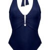 MARYAN MEHLHORN Costume Da Bagno Con Scollo All'Acqua