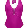 MARYAN MEHLHORN Costume Da Bagno Con Scollo All'Acqua